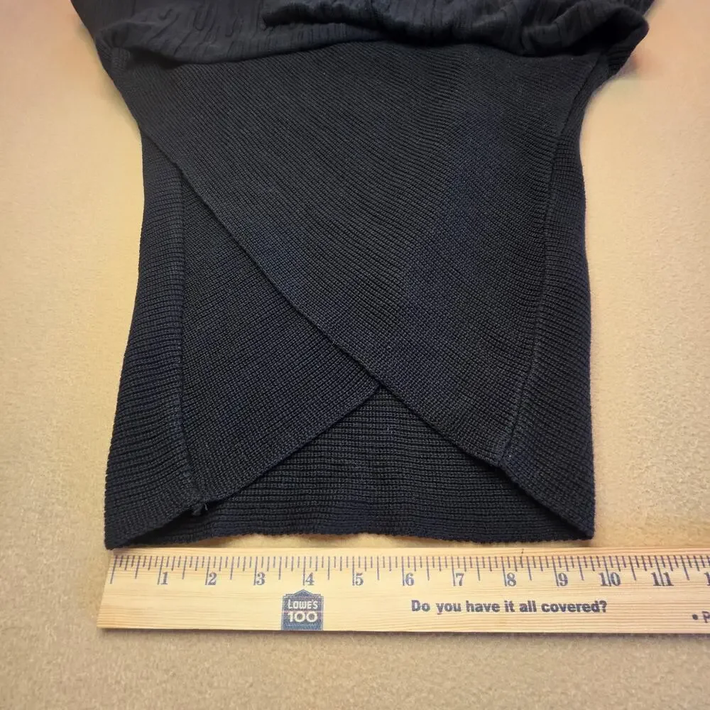 Star Wars Musterbrand Dark Rey Black Knitted Wrap Jakku Sweater Sz Small